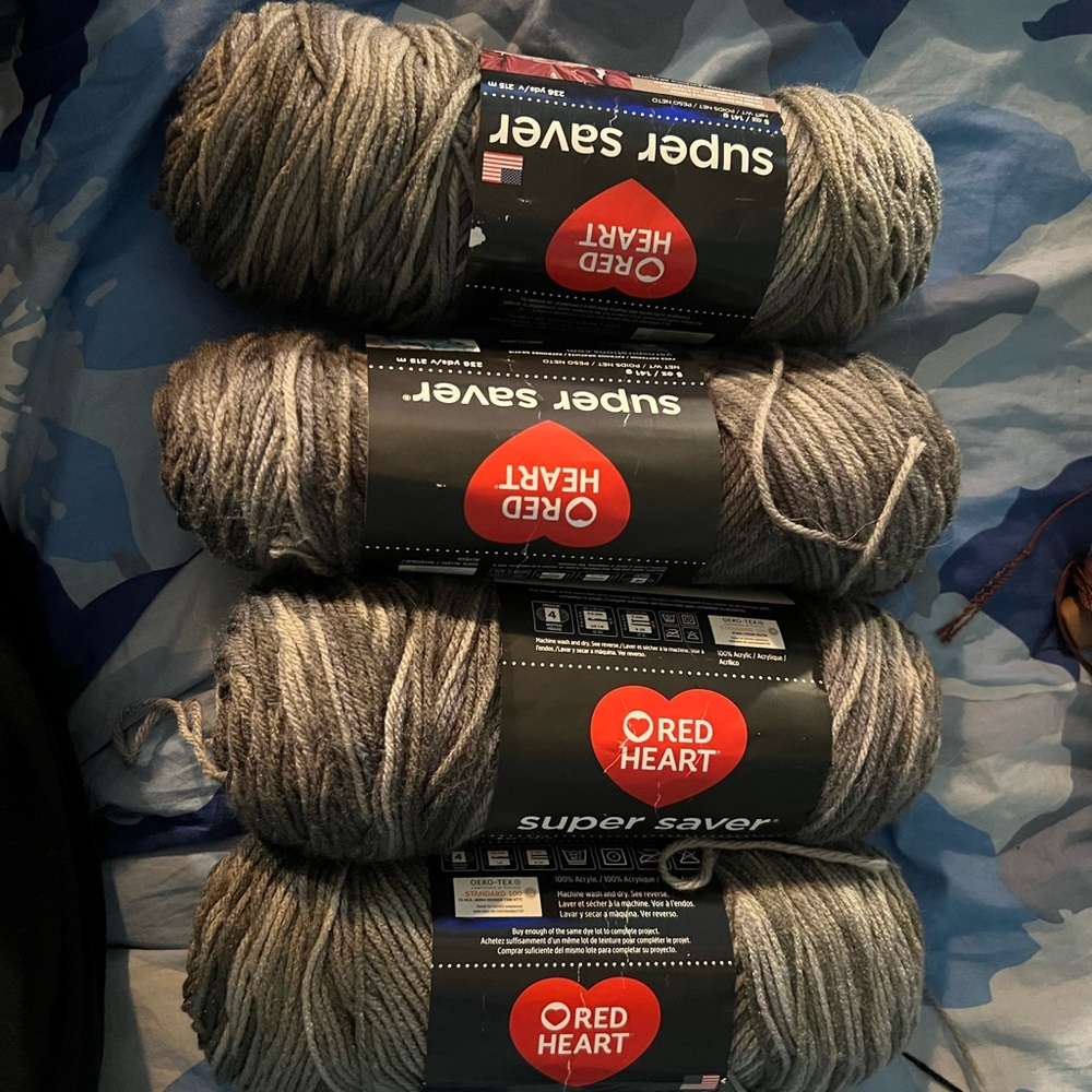 Red heart super saver dove